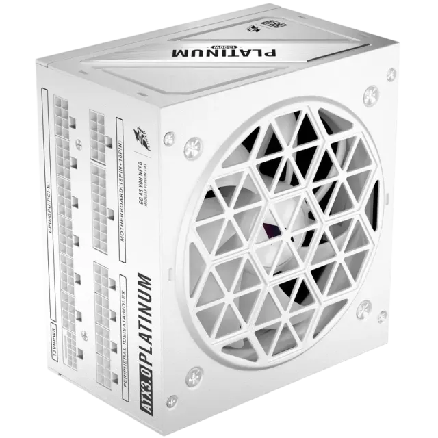 Блок питания 1300W 1STPLAYER NGDP Platinum White HA-1300BA3-WH 16 Pin (PCIe 5.0 Connector Cable Details) купить! 