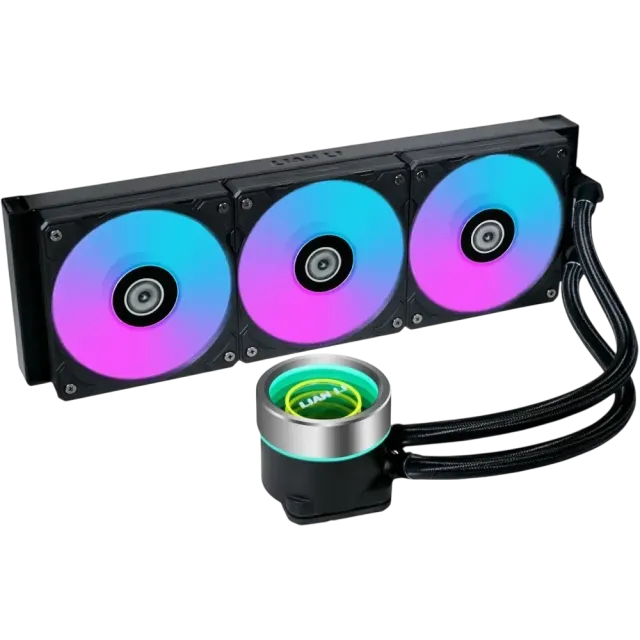 Система водяного охлаждения Lian Li GA II Trinity 360 Black ARGB (GA2T36B) (G89.GA2T36B.R0) PWM купить! 