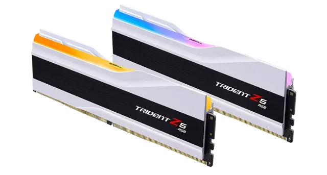 Оперативная память DDR5 64 Gb 6400 MHz G.Skill TRIDENT Z5 RGB White (F5-6400J3239G32GX2-TZ5RW) купить! 