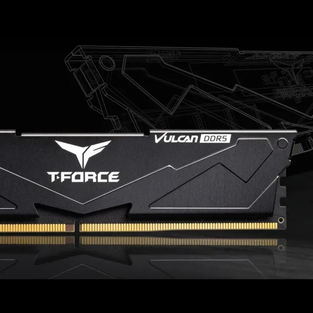Оперативная память DDR5 32 Gb 6000 MHz Team Group T-FORCE VULCAN Black (FLBD532G6000HC38ADC01) купить! 