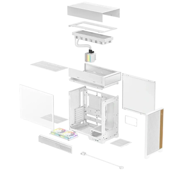 Компьютерный корпус Deepcool CL6600 WH ARGB White купить! 