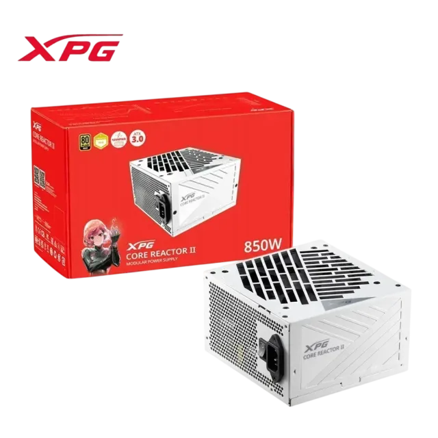 Блок питания 850W ADATA XPG CORE REACTOR II (COREREACTORII850G-WHCEU) 16 Pin (PCIe 5.0 Connector Cable Details) купить! 