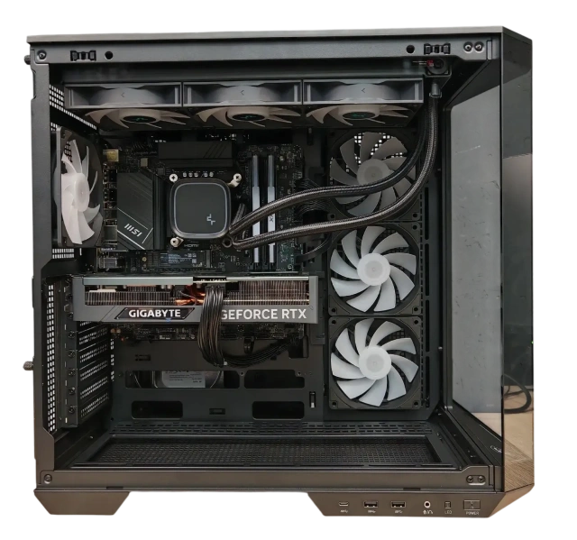 Игровой компьютер 990071 (Core i9-12900KF 3.2 ГГц/Intel Z790/32 ГБ DDR5 6 ГГц/1024 ГБ SSD/RTX 5080 16 ГБ/Wi-Fi/1000W/MSI MAG Pano 100R PZ Black) - купить по выгодной цене!