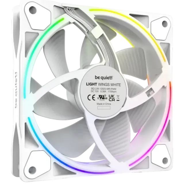 Вентилятор для корпуса Be Quiet! LIGHT WINGS RGB White BL100 купить! 