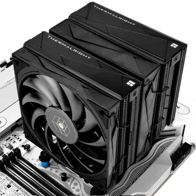 Кулер для процессора Thermalright Royal Knight 120 Black (TRRK120B) купить! 