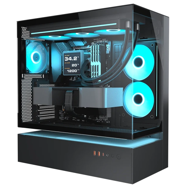 Игровой компьютер 992603 (Ryzen 5 7600 3.8 ГГц/AMD B650/32 ГБ DDR5 6 ГГц/1024 ГБ SSD/RTX 5060 Ti 16 ГБ/Wi-Fi/650W/Cougar CFV235 (CGR-2DA4B) черный) - купить по выгодной цене!