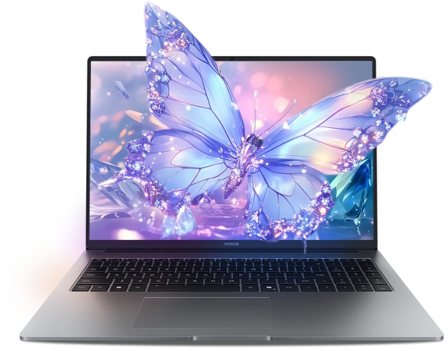 Ноутбук HONOR MagicBook X16 Plus (Intel Core 5 220H/16"/2560x1600/16Gb/2Tb SSD/Windows 11 Home) Серый 5301ALYM - фото