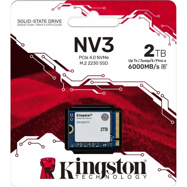 Твердотельный накопитель Kingston 2000 Gb NV3 (SNV3SM3/2T0) купить! 