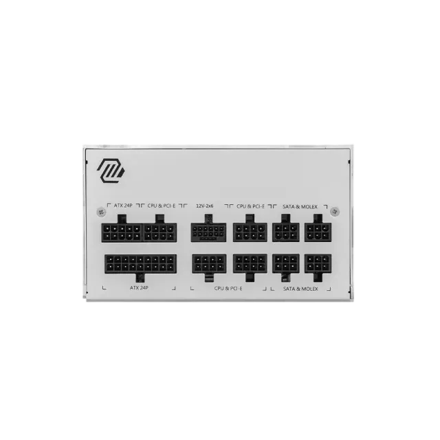 Блок питания MSI 850W MAG A850GL White (MAG-A850GL-PCIE5-WHITE) 16 Pin (PCIe 5.0 Connector Cable Details) купить! 