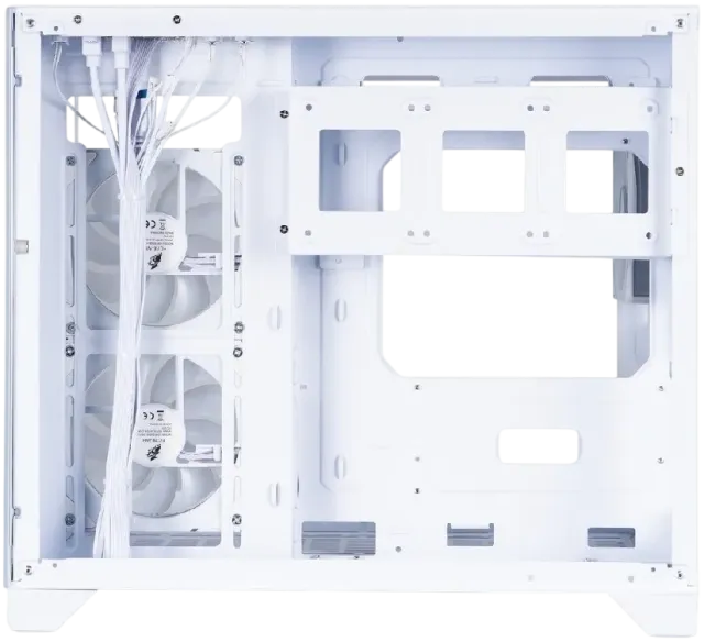 Компьютерный корпус 1STPLAYER MEGAVIEW MV6-TP ARGB White (MV6-TP-WH-2FC7R-W-1FC7-W) купить! 