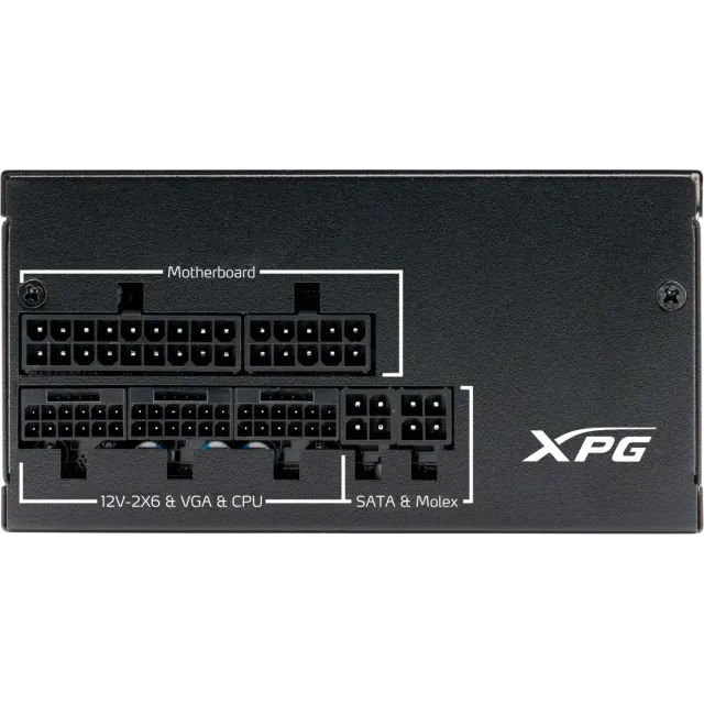 Блок питания ADATA XPG 750W PYMCORE750G-BKCEU 16 Pin (PCIe 5.0 Connector Cable Details) купить! 