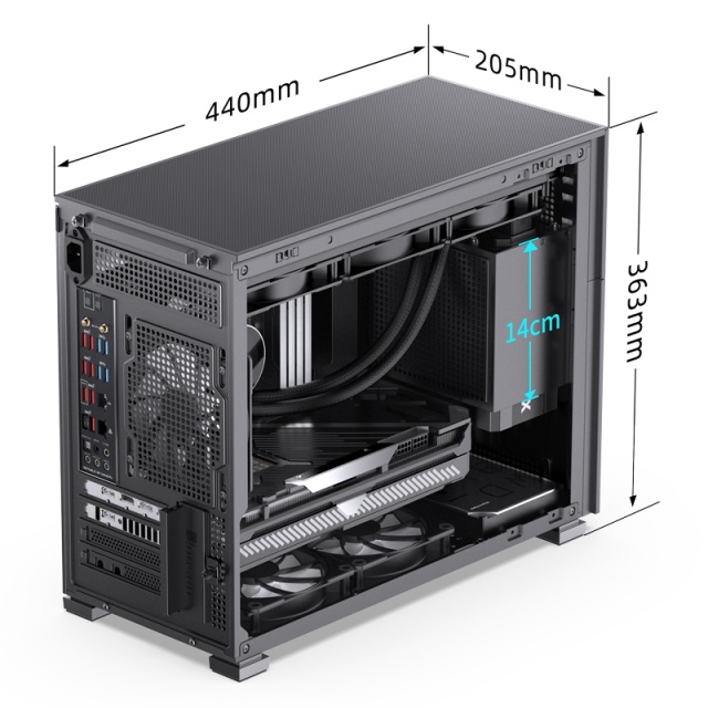 Компьютерный корпус Jonsbo D31 STD TG Black купить! 