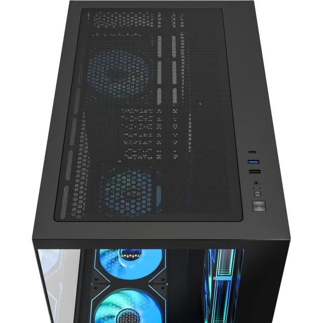 Компьютерный корпус XASTRA QW500 7ARGB-C10-UC Black (QW500-7FM12A-C10-UC) купить! 