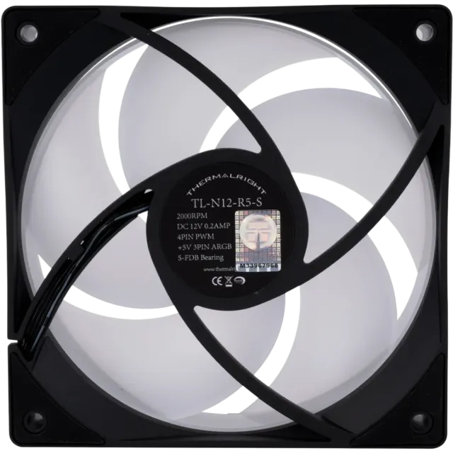 Вентилятор для корпуса Thermalright TL-N12-R5-S ARGB Black (TRTLN12R5S) купить! 
