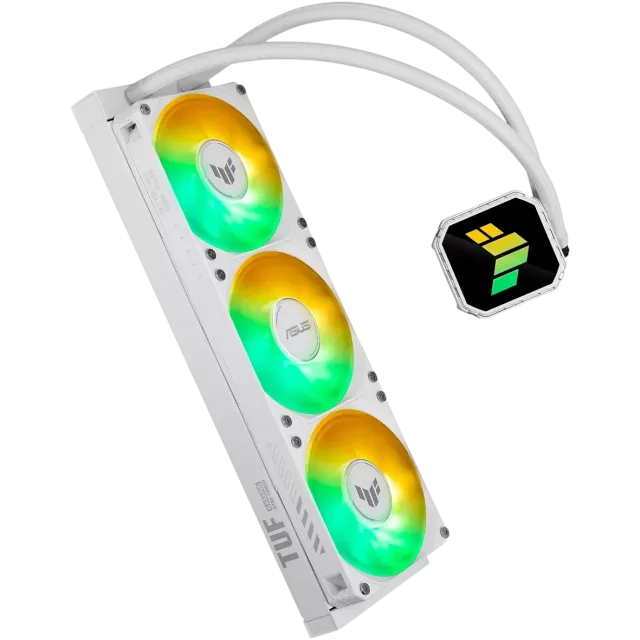 Система жидкостного охлаждения для процессора ASUS TUF GAMING LC III 360 ARGB White (90RC0192-B0EAY0) купить! 