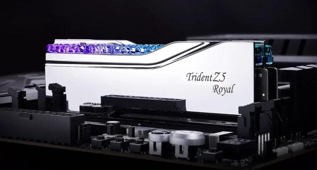 Оперативная память DDR5 32 Gb 6000 MHz G.Skill TRIDENT Z5 ROYAL RGB Silver (F5-6000J2836G16GX2-TR5S) купить! 