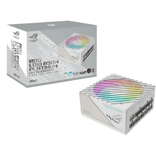 Блок питания ASUS 850W ROG-LOKI-850P-WHITE-SFXL-GAMING RGB White (90YE00N2-B0NA00) 16 Pin (PCIe 5.0 Connector Cable Details) купить! 