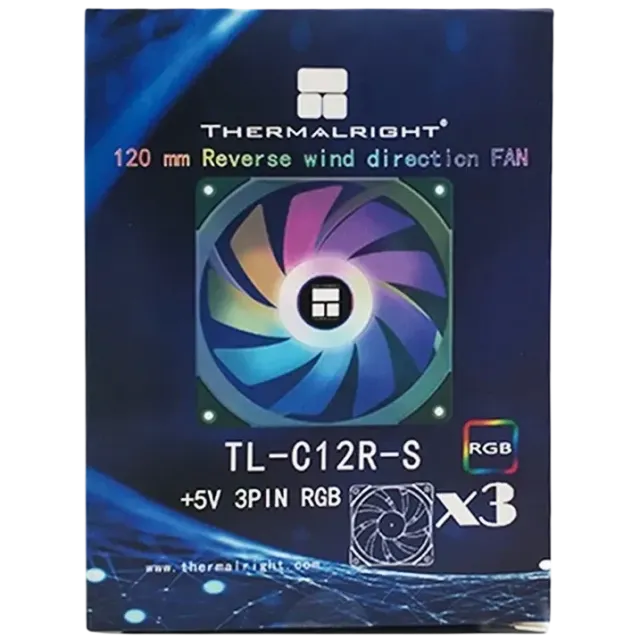 Вентилятор для корпуса Thermalright TL-C12RS Reverse ARGB (TRTLC12RS) купить! 