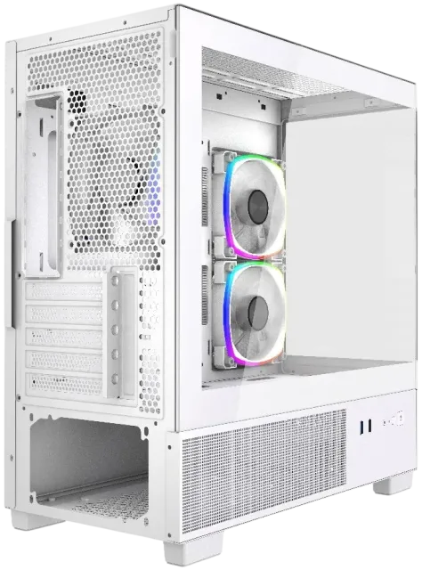 Компьютерный корпус Powercase Vision Micro M3W TG ARGB White (CVMMW-A3) купить! 