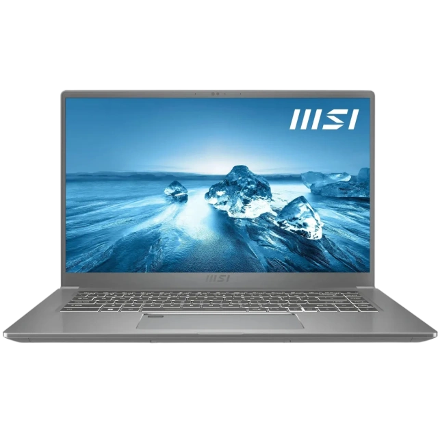 Ноутбук MSI Prestige 15 A12UC-222RU (Core i5-1240P/15.6" FHD/16Gb/512Gb SSD/NVIDIA GeForce RTX 3050/Win 11 Home) Серебристый - фото