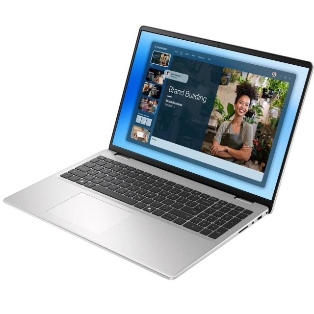 Ноутбук Dell 16 DC16256 (AMD Ryzen AI 5 330/16" 1920x1200/16Gb/512Gb SSD/AMD Radeon Graphics/Win 11 Home) Silver - фото