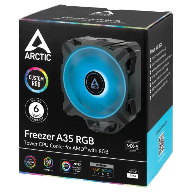 Кулер для процессора Arctic Cooling FREEZER A35 RGB AM4 ACFRE00114A купить! 