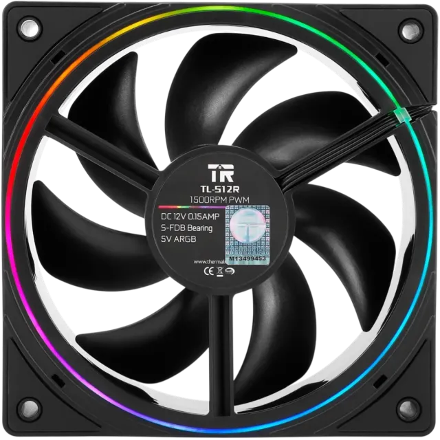 Вентилятор для корпуса Thermalright TL-S12R Reverse ARGB Black (TRTLS12R) купить! 