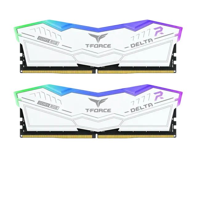 Оперативная память DDR5 32 Gb 6000 MHz Team Group T-FORCE DELTA RGB White (FF4D532G6000HC30DC01) купить! 