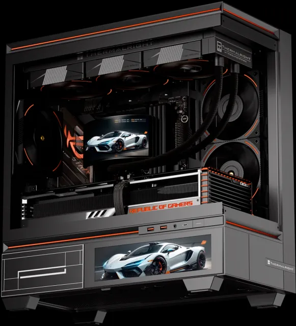 Система водяного охлаждения Thermalright Rainbow Vision 360 Turbo ARGB Black (TRRV360TAB) купить! 