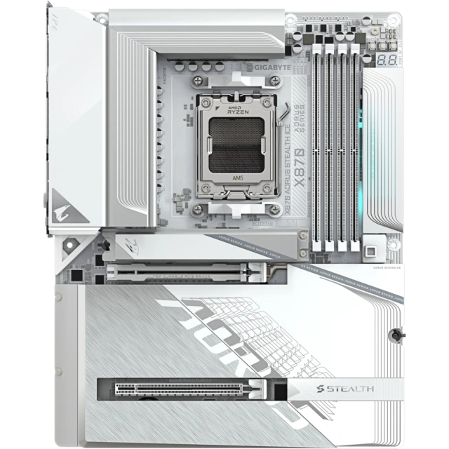 Материнская плата Gigabyte X870 AORUS STEALTH ICE купить! 