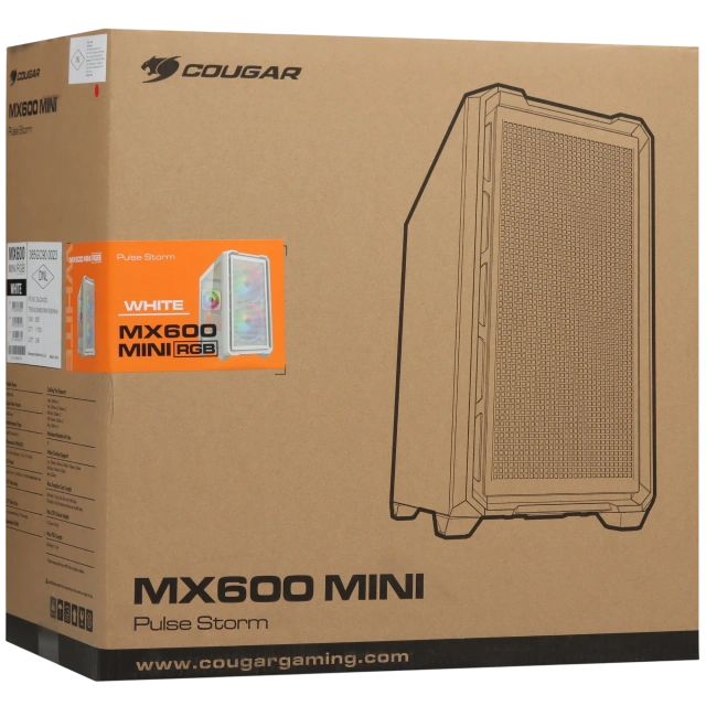 Корпус Cougar MX600 MINI RGB (MX600 Mini RGB White) белый купить! 