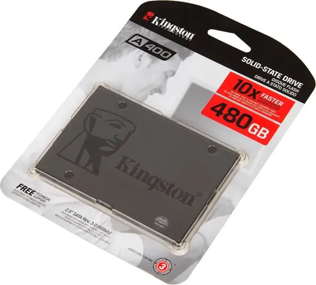 Твердотельный накопитель Kingston 480 Gb SA400S37/480G купить! 