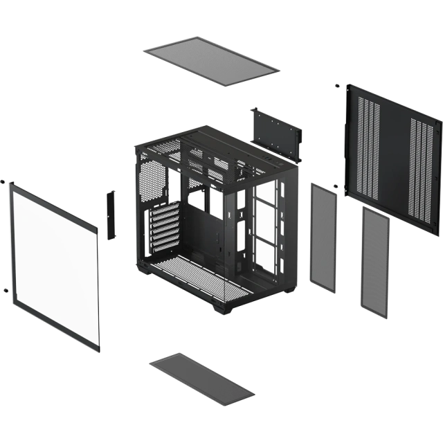 Компьютерный корпус XASTRA QW500 7ARGB-C10-UC Black (QW500-7FM12A-C10-UC) купить! 