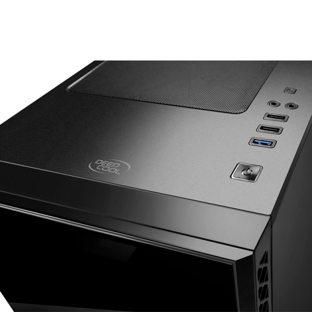 Компьютерный корпус Deepcool MATREXX 50 ADD-RGB 4F без БП, боковое окно (закаленное стекло), 3xRGB LED 120мм ветилятора спереди и 1xRGB LED 120мм ветилятора сзади, черный, ATX (DP-ATX-MATREXX50-AR-4F-NE) купить! 