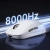 Мышь беспроводная Mchose A7 ultra, радиоканал/bluetooth, 8KHz, белая