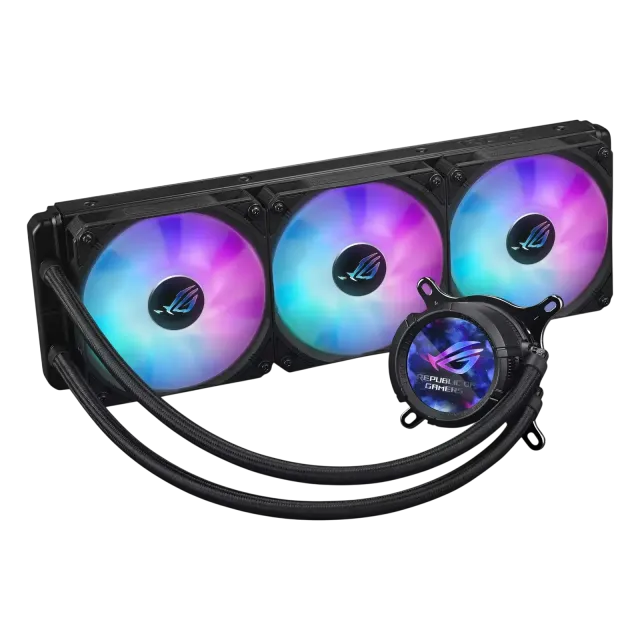 Система водяного охлаждения ASUS ROG STRIX LC III 360 ARGB LCD (90RC00W1-M0UAY0) купить! 