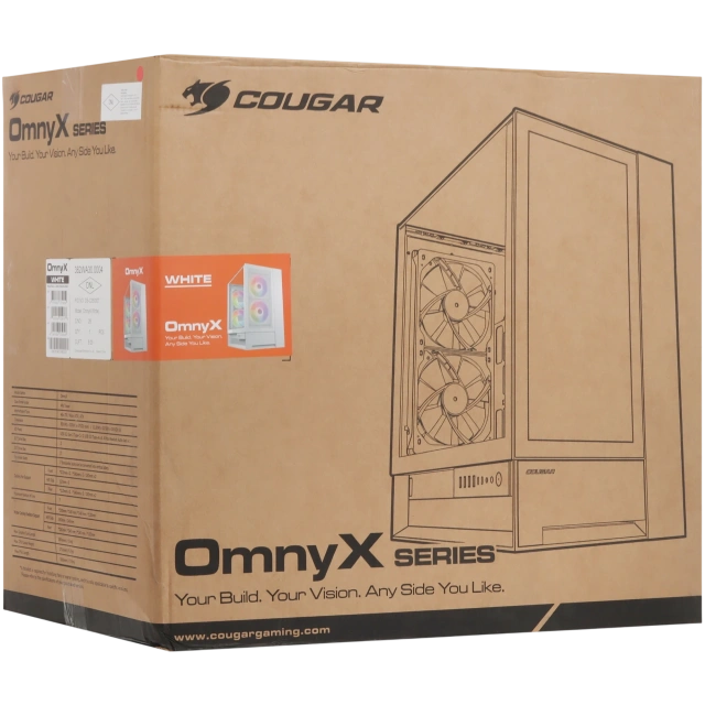 Корпус Cougar OmnyX (Omny X White) белый купить! 