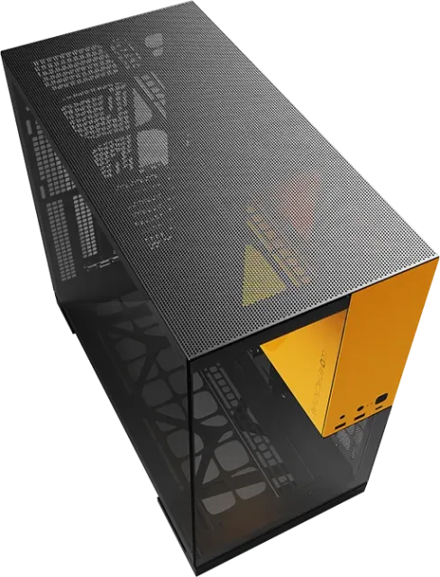 Компьютерный корпус Geometric Future Model 5 Black Yellow (1AM5WKBY00100) (GF_M5-YB) купить! 