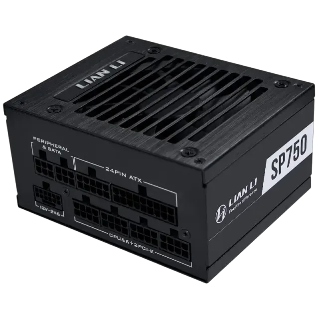 Блок питания Lian Li 750W SP750 V2 Black (G9P.SP0750G.B000.RU) 16 Pin (PCIe 5.1 Connector Cable Details) купить! 
