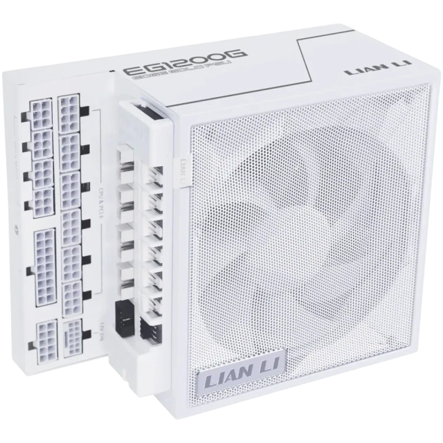 Блок питания Lian Li 1200W EG1200G White (G9P.EG1200G.WH00.RU) 16 Pin (PCIe 5.0 Connector Cable Details) купить! 