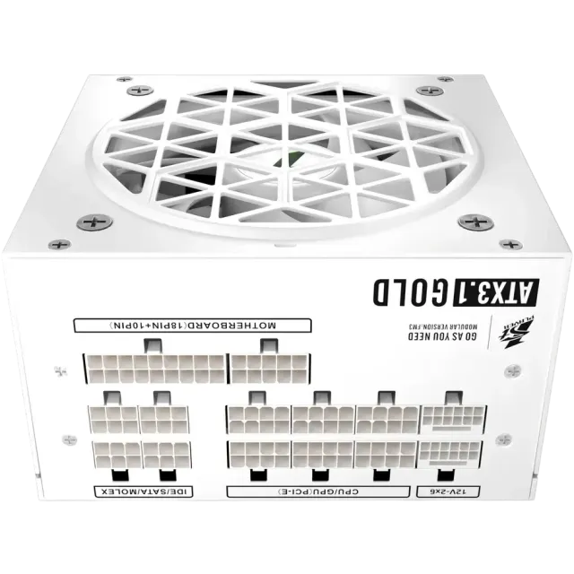 Блок питания 1STPLAYER 1000W NGDP GOLD White (HA-1000BA4-WH) 16 Pin (PCIe 5.0 Connector Cable Details) купить! 
