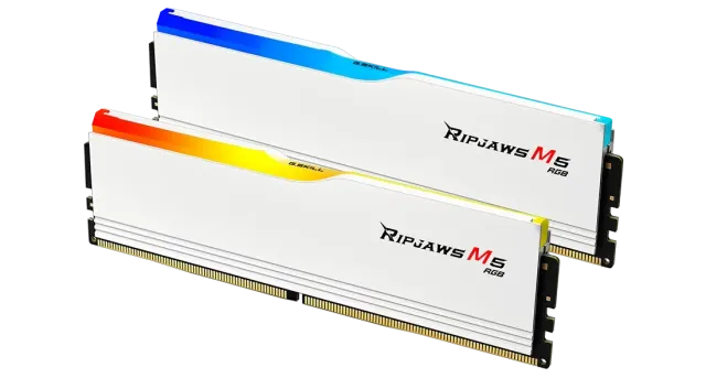 Оперативная память 64 Gb 6000 MHz G.Skill RIPJAWS M5 RGB White (F5-6000J3040G32GX2-RM5RW) купить! 