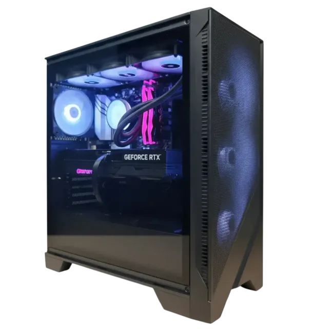 Игровой компьютер 989718 (Ryzen 7 9800X3D 4,7 ГГц/AMD B850/32 ГБ DDR5 6 ГГц/1024 ГБ SSD/RTX 5080 16 ГБ/Wi-Fi/1000W/MSI MAG FORGE 320R AirFlow TG ARGB) - купить по выгодной цене!