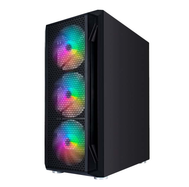 Компьютерный корпус 1STPLAYER FIREBASE X5 (X5-3G6P-1G6) черный купить! 