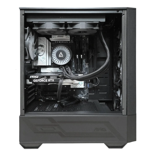 Игровой компьютер 991661 (Ryzen 7 8700F 4.1 ГГц/AMD B650/32 ГБ DDR5 6.0 ГГц/1024 ГБ SSD/RTX 5060 8 ГБ/Wi-Fi/650W/MSI MAG FORGE 111R ARGB TG Черный) - купить по выгодной цене!